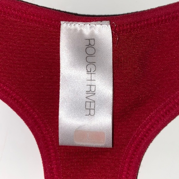 Rough River Red Padded Push-Up Sports Bra Size L - Picture 5 of 6